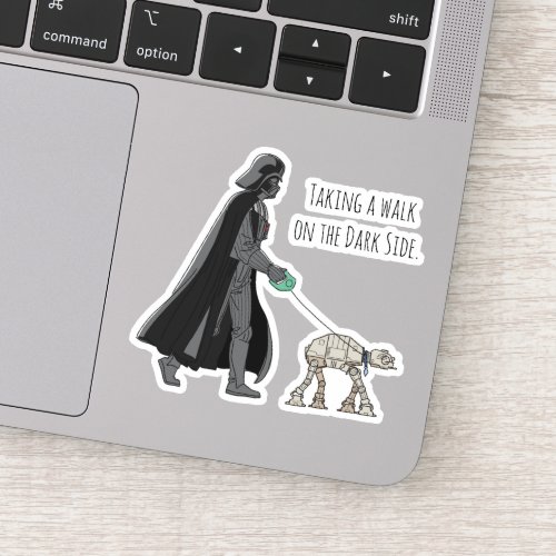 Darth Vader Walking Pet AT_AT Sticker