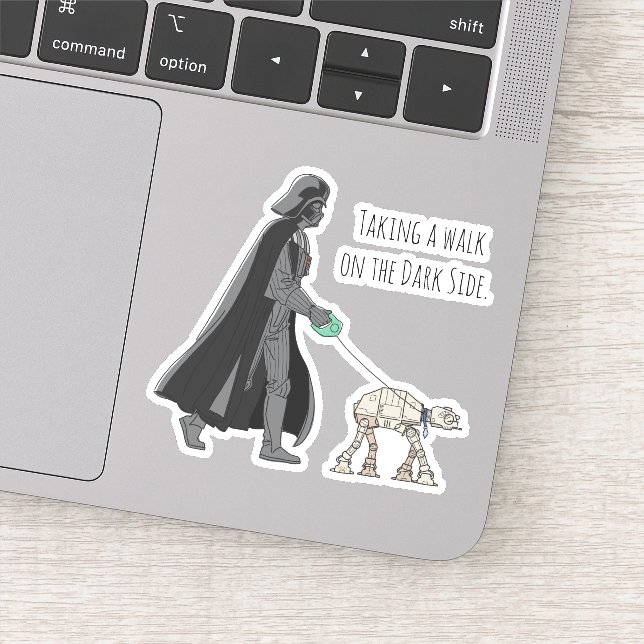 Darth Vader Walking Pet AT-AT Sticker (Detail)