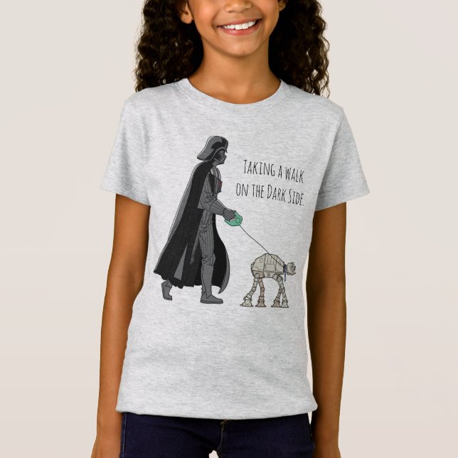 Darth Vader Walking Pet AT-AT T-Shirt (Front)