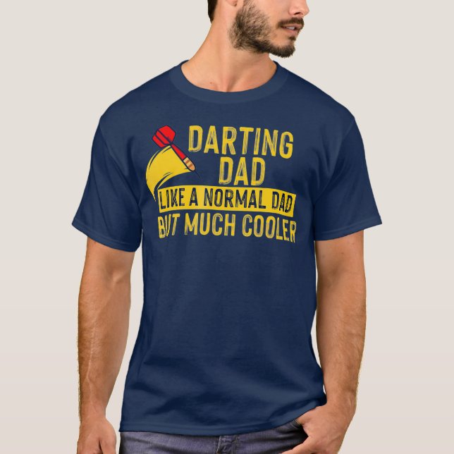 Darting Dad Design For Dart Player Men T-Shirt (Front)