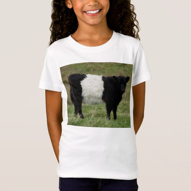 Dartmoor Belted Galloway Calf Looking T-Shirt (Front)
