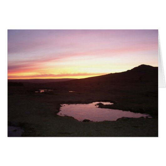 Dartmoor morning frost cards (Front Horizontal)
