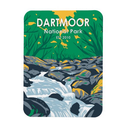 Dartmoor National Park Becky Falls England Magnet