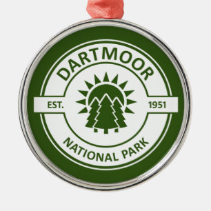 Dartmoor National Park Metal Ornament
