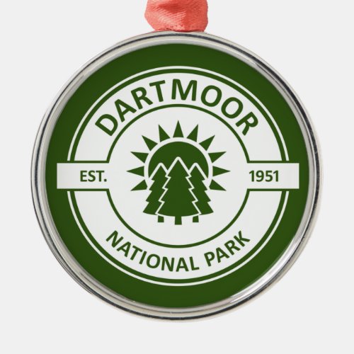 Dartmoor National Park Metal Ornament