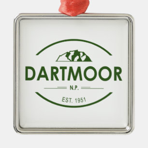 Dartmoor National Park Metal Ornament