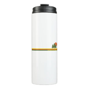 Dartmoor National Park Pine Trees Sun Thermal Tumbler