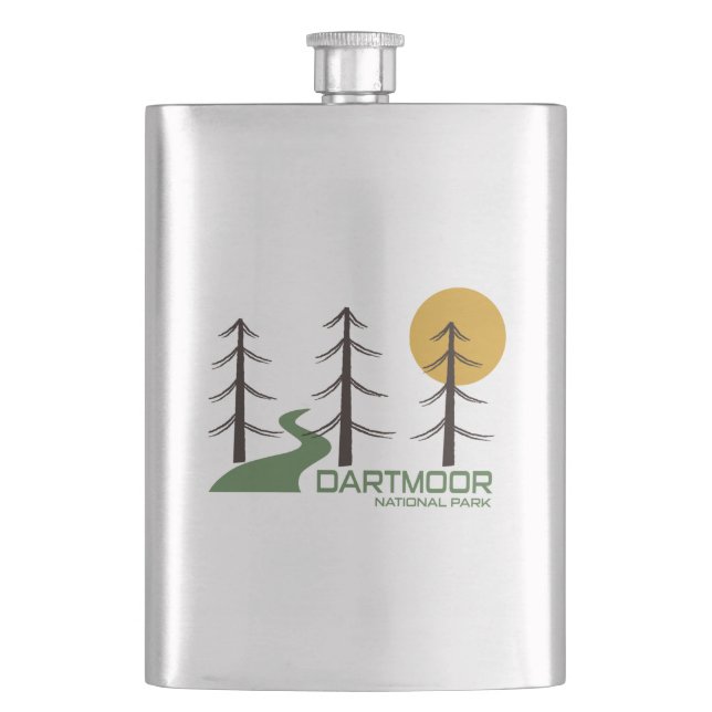 Dartmoor National Park Trail Flask (Front)