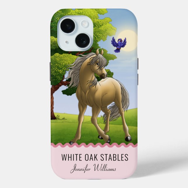 Dartmoor Pony in Pasture Case-Mate iPhone Case (Back)