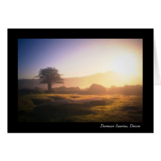 Dartmoor Sunrise, Devon Cards