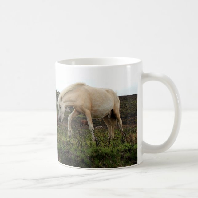 Dartmoor Wild Ponies Coffee Mug (Right)