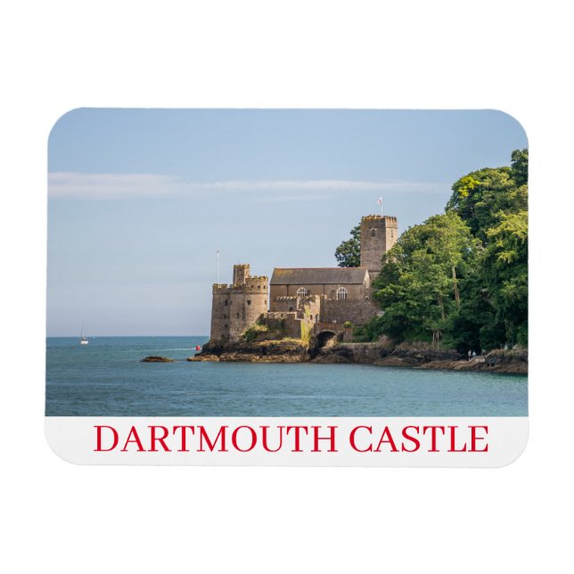 Dartmouth Castle fridge magnet (Horizontal)