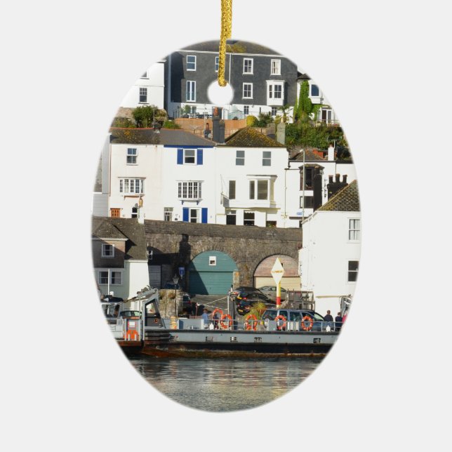 Dartmouth ferry. ceramic ornament (Front)