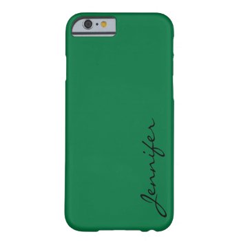 Dartmouth Green Color Background Barely There Iphone 6 Case by NhanNgo at Zazzle
