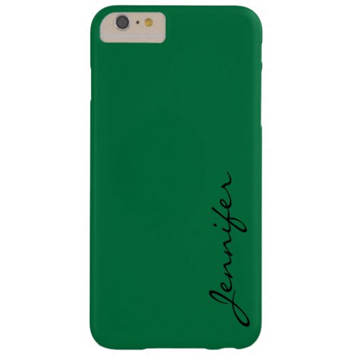 Dartmouth green color background barely there iPhone 6 plus case