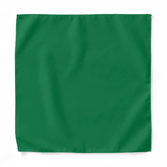 Dartmouth Green Solid Color Bandana