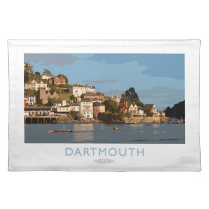 Dartmouth Railway Poster Cloth Placemat
