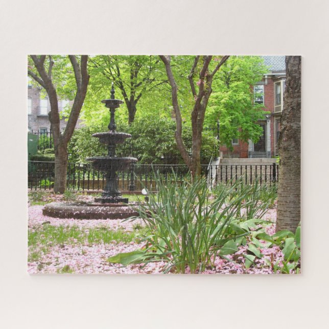Dartmouth Square Boston Jigsaw Puzzle (Horizontal)