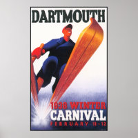 Dartmouth Winter Carnival Reproduction Poster
