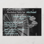 Darts Bachelor Party Invitation Cards