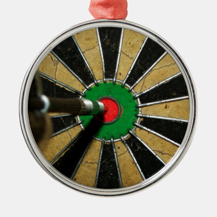 Darts Bullseye Christmas Tree Ornaments