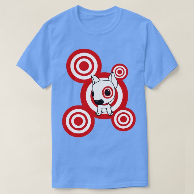 Darts Bullseye Dog Team Member TShirt (Design Front)