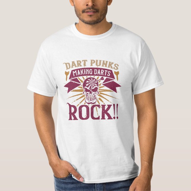 Darts - Dart Punks Making Darts Rock! T-Shirt (Front)