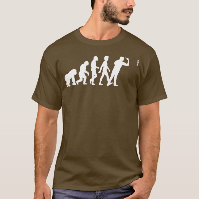 Darts Dart-Throwing Dartist Dartboard Bullseye T-Shirt (Front)