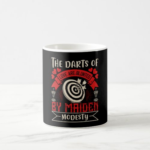 Darts _Darts Of Love Are Blunted By Maiden Modesty Coffee Mug