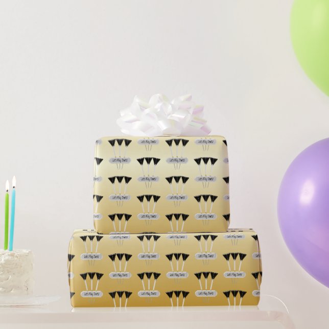 Darts Design Wrapping Paper (Party Gifts)
