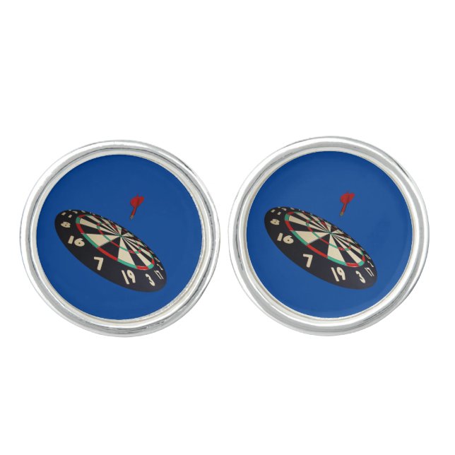 Darts Destination Bullseye, Cufflinks (Front)