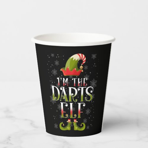 Darts Elf Christmas Paper Cups