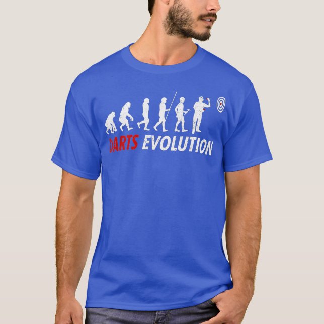Darts Evolution Dart Player T-Shirt (Front)