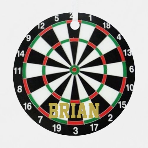 Darts Fan Personalized Ornament