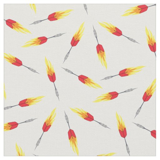 Darts Flaming Fly Game Sports Fabric