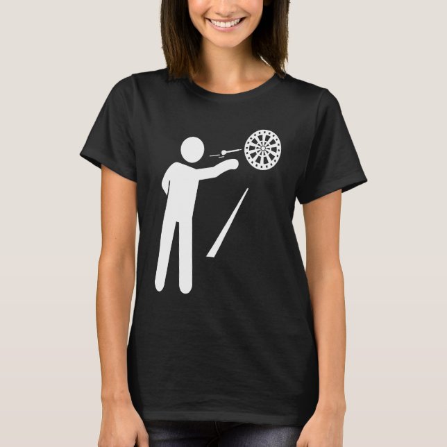 darts for darts players Pally 20 darts Dar 180  13 T-Shirt (Front)