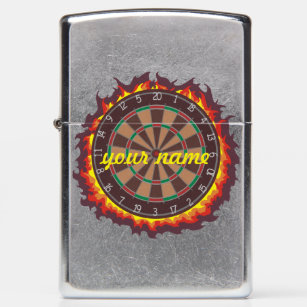 Darts Game Personalized Zippo Lighter