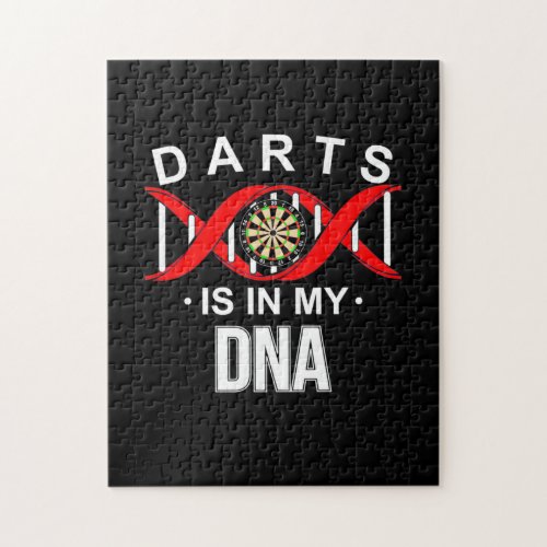 Darts Is In My DNA Jigsaw Puzzle