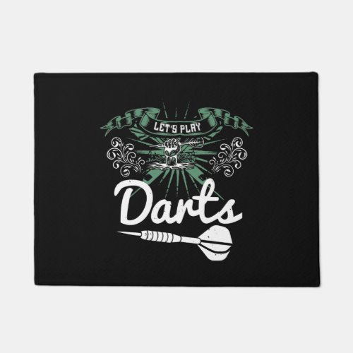 Darts _ Lets Play Darts Doormat