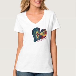 Darts Lover neon pop love & precision design T-Shirt