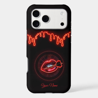 Darts Neon Holographic Lips Dartboard Phone Case