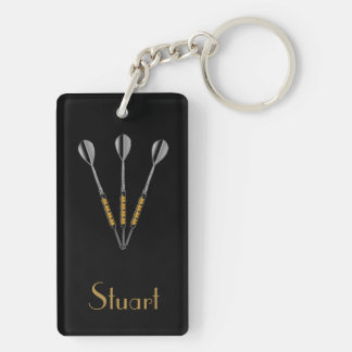 Darts Personalized / Monogram Keychain