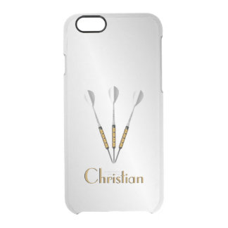 Darts Personalized / Monogram Clear iPhone 6/6S Case