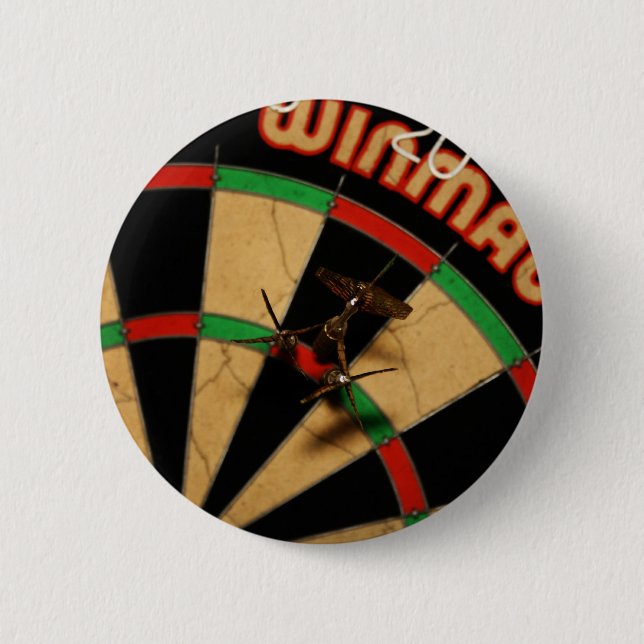 Darts Pinback Button (Front)