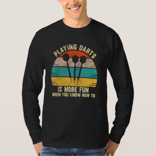 Darts Player Throwing Darts Tip 5 T-Shirt