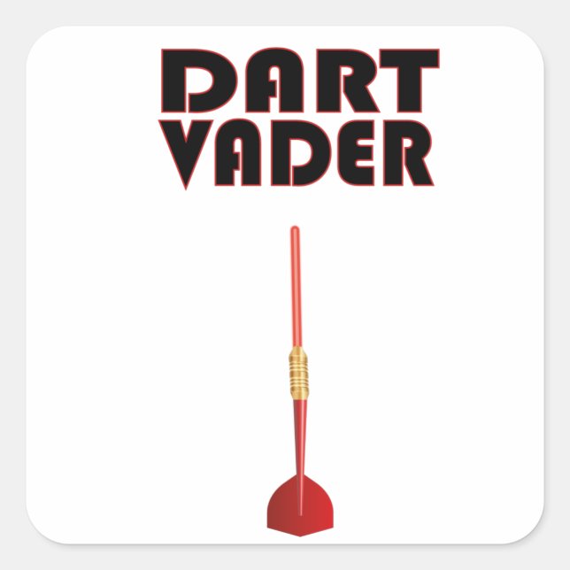 Darts Sayings Funny Men Motive Darts Gift Idea Square Sticker (Front)