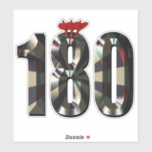 Darts Score 180, Sticker