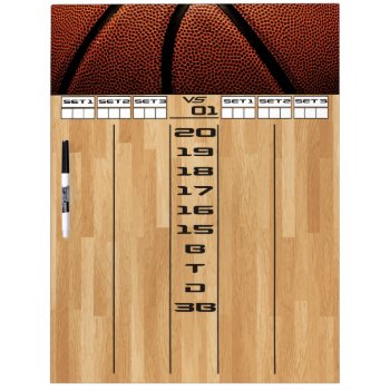 Darts Scoreboard With A Basketball Theme Dry-erase Board by mydartshirts at Zazzle