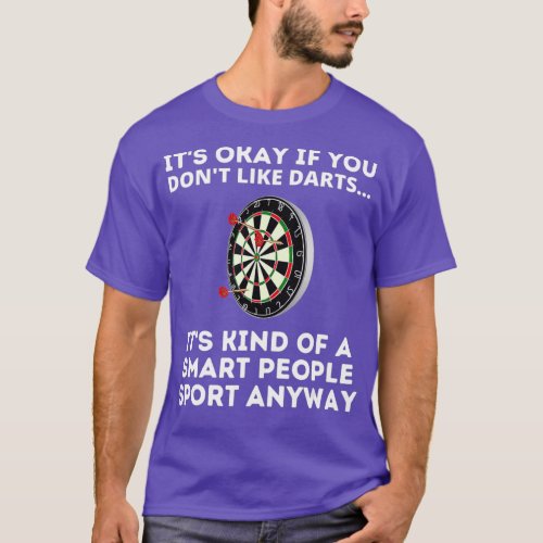 Darts Smart People Sport Shirt Funny Darts