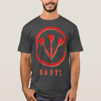 Darts Sport Vintage Retro T-Shirt